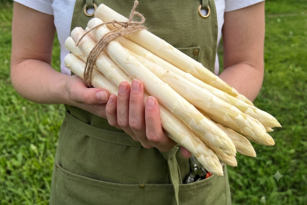【旬が、次々と。】北海道産ホワイトアスパラ入荷。
